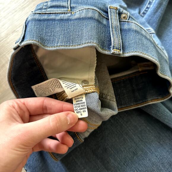 Spanx Seamed Front Wide Leg Jeans Size Small - Picture 9 of 15